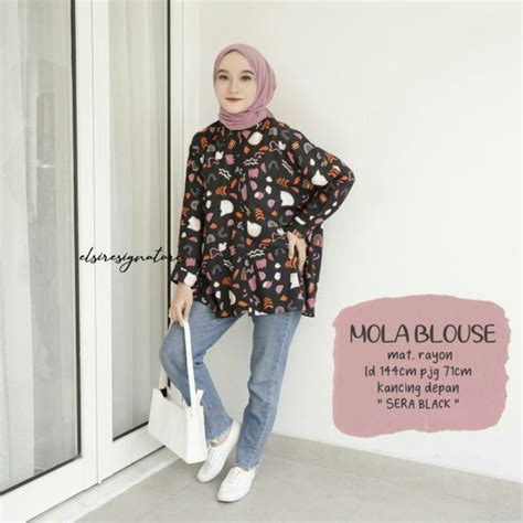 Jual Mola Blouse By Elsire Store Shopee Indonesia