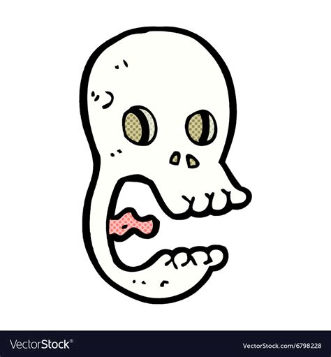 Funny Cartoon Skull