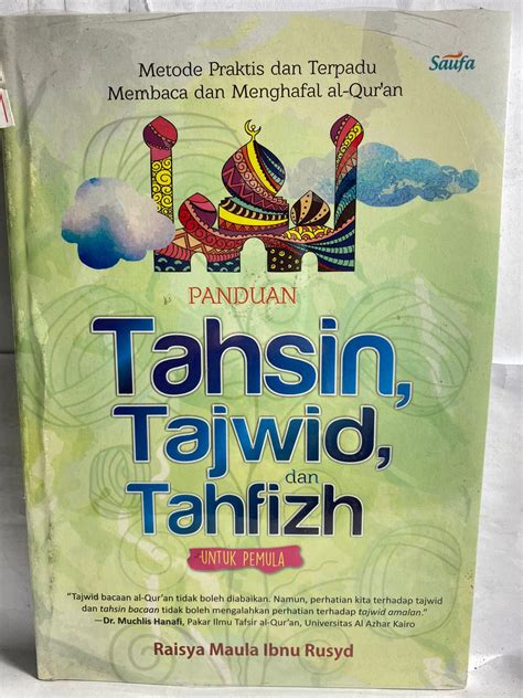 Panduan Tahsin Tajwid Dan Tahfizh Metode Praktis Dan Terpadu Membaca