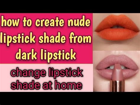 DIY Nude Lipstick Hack How To Make Nude Lipstick Shade At Home Diylipstick Lipstickhacks