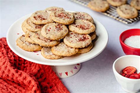 Strawberry Shortbread Cookies Vanilla Bean Cuisine