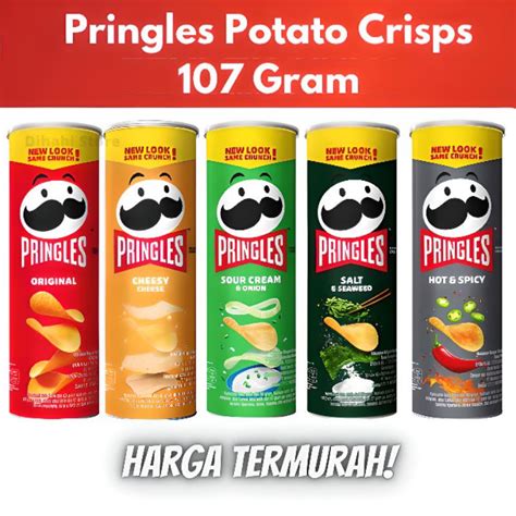 Jual Pringles Potato Chips 107gram Keripik Kentang Pringles Shopee