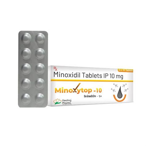 Minoxytop Mg Minoxidil Tablets At Rs Stripe Minoxidil Tablet