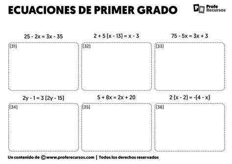 Aprende A Resolver Ecuaciones De Primer Grado Aprende A Resolver