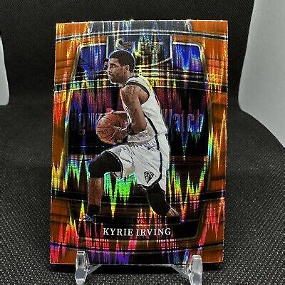 2021 22 PANINI SELECT KYRIE IRVING PRIZM ORANGE SHIMMER CONCOURSE LEVEL