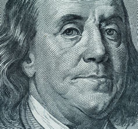 Premium Photo Dollars Closeup Benjamin Franklin S Portrait On One Hundred Dollar Bill