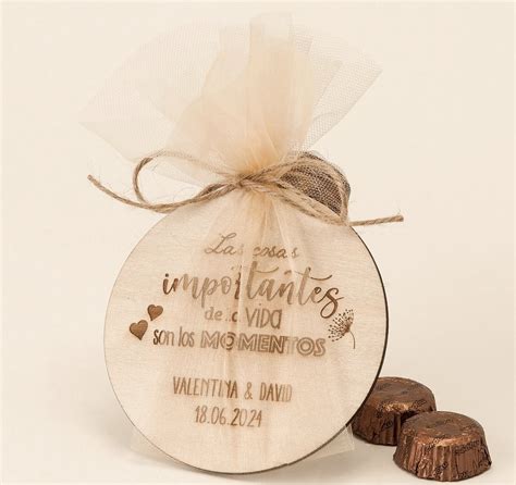 Posavasos Madera Personalizados Detalles Regalos Detalles