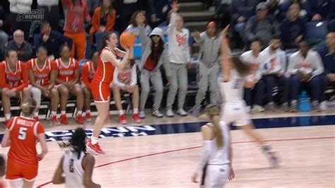 Sophie Burrows 3 Pointer Keeps Syracuse In It Espn Video