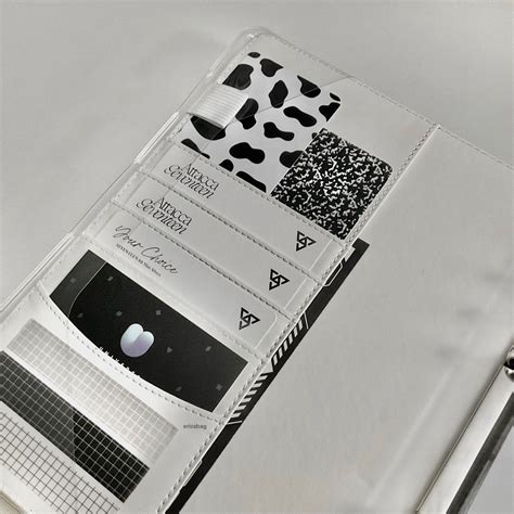 Monochrome Study Stationery Binder Design Binder Inspiration