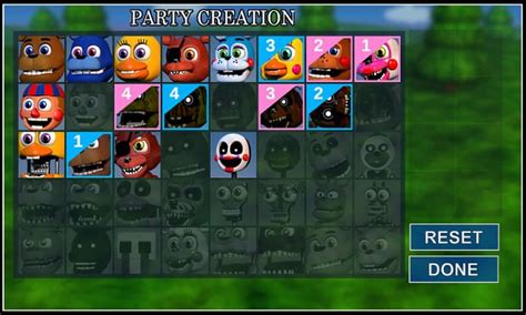 Fnaf World Party Creation Screen By Jgjr1051 On Deviantart