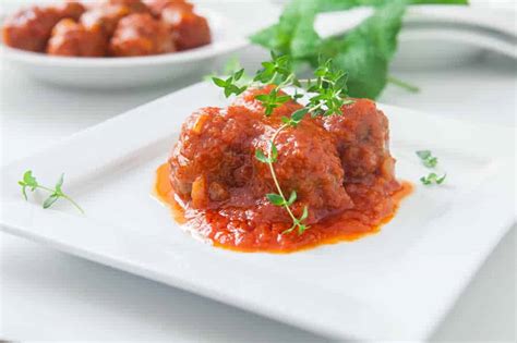 Boulettes De Viande La Sauce Tomate Un D Lice L Italienne