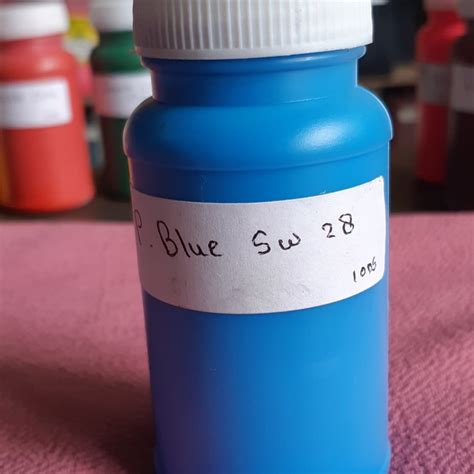 Jual Spesial Biang Pigment Warna Sablon Blue Sw Ml Murah Shopee