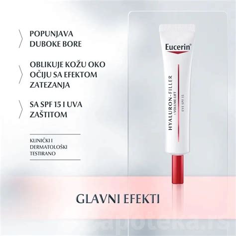 Eucerin Hyaluron Filler Volume Lift Krema Za Podru Je Oko O Iju