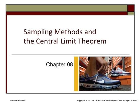 Sampling Methods And The Central Limit Theorem Chapter