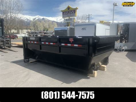 Pj Trailers Roll Off Dump Bin Wasatch Trailer Sales Layton