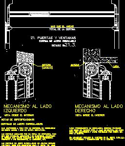 Cortinas De Acero Enrollable En Autocad Librer A Cad