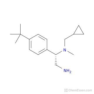 2 Amino 1 4 Tert Butylphenyl Ethyl Cyclopropylmethyl Methylamine