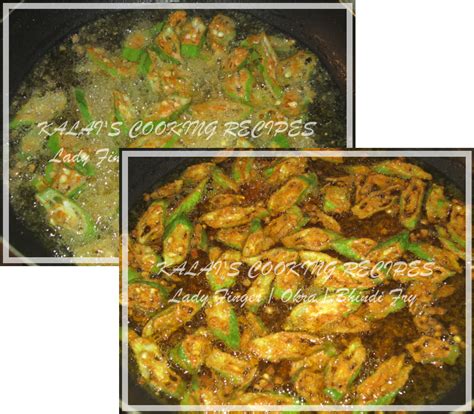 KALAI S COOKING RECIPES Simple Crispy Lady S Finger Okra Bhindi