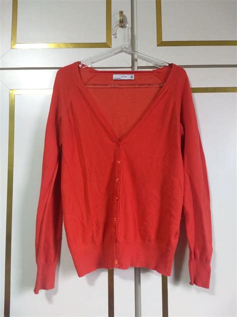 Cardigan Vermelho Zara Casaco Feminino Zara Usado Enjoei