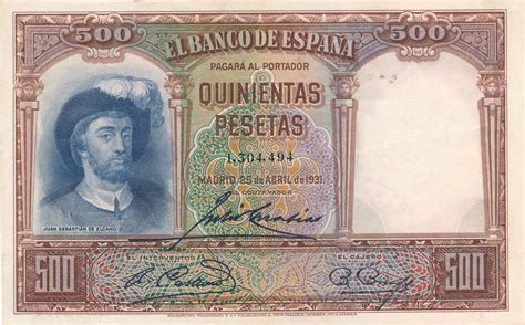 Spanien Geldschein Banknote Billete De Pesetas De Espa A Ii