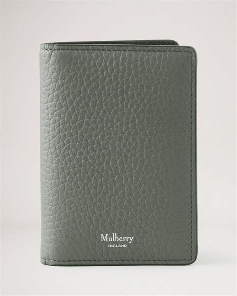 Card Wallet Uniform Heavy Grain Men Mulberry