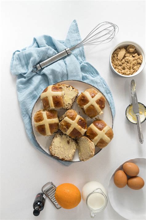 Hot Cross Bun Bread And Butter Pudding Salty Ginger