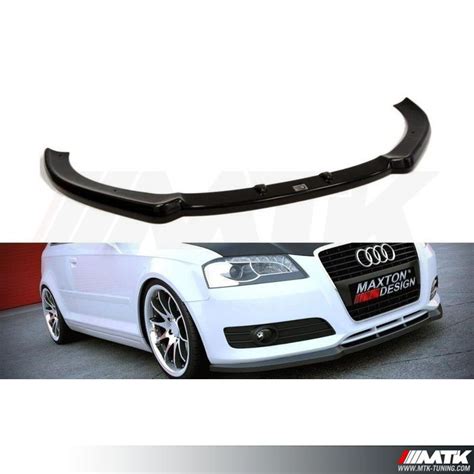 Lame Pare Choc Avant Maxton Pour Audi A3 S3 RS3 8P Facelift