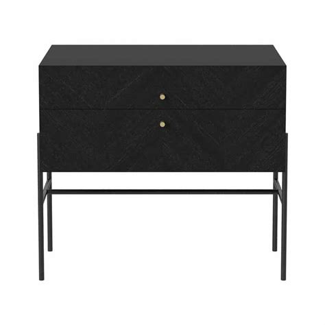 Bolia Luxe Bedside Table Two Drawers Olson Baker