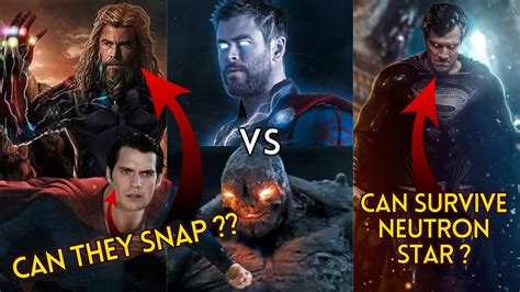 Thor Vs Doomsday Can Superman And Thor Use Infinity Gauntlet Is Magic