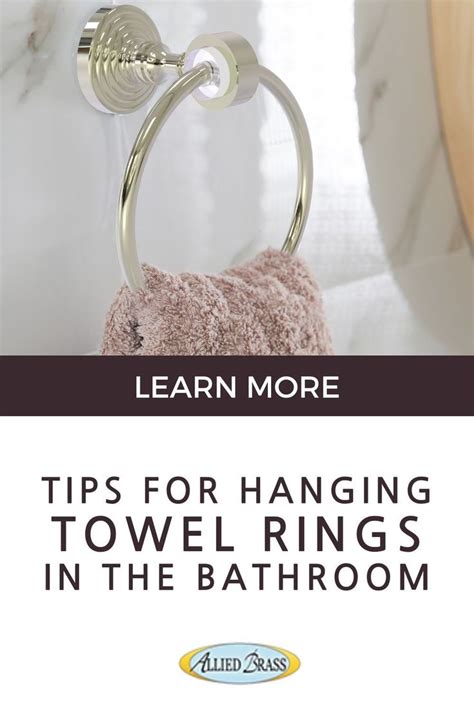 Where To Place Towel Rings In Your Bathroom Where To Hang Towel Ring