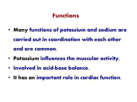 Potassium Metabolism