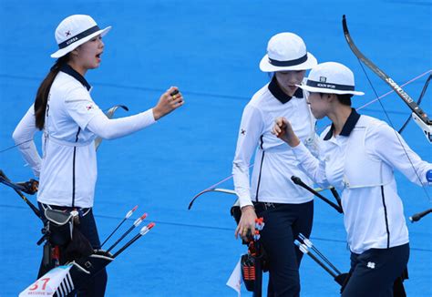 아시안게임 ‘최강국의 위엄 한국 양궁 여자 리커브 결승전서 중국 격파단체전 7연패