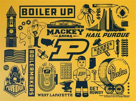 Purdue Poster by Mike Hanyzewski on Dribbble