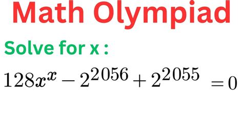 Learn How To Solve Exponential Equation Quickly I Math Olympiad Youtube