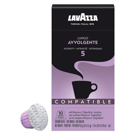 Lavazza Nespresso Coffee Original Line Compatible Capsules Leggero