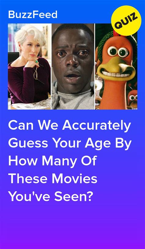 Can We Accurately Guess Your Age By How Many Of These Movies Youve