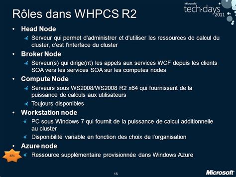 Nouveautés Windows HPC Server 2008 R2 et le vol de cycles ppt