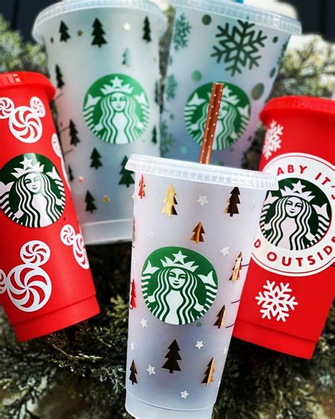 Starbucks Christmas Cup Christmas Starbucks Cup Christmas Etsy