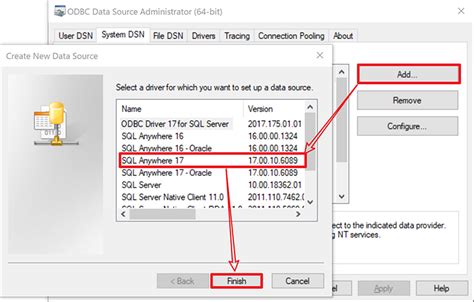 Configuring Odbc For Sql Anywhere Powerserver R Help