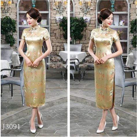 Costumes Traditionnels Chinois Femmes Tight Robe Moulante Cheongsam