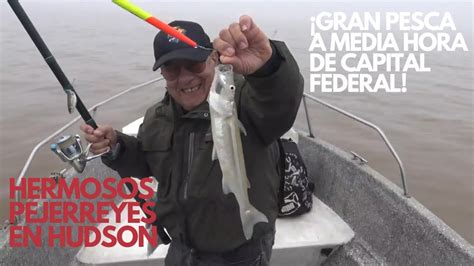 GRAN PESCA DE PEJERREYES EN HUDSON EL PIQUE DEL RIO DE LA PLATA NO