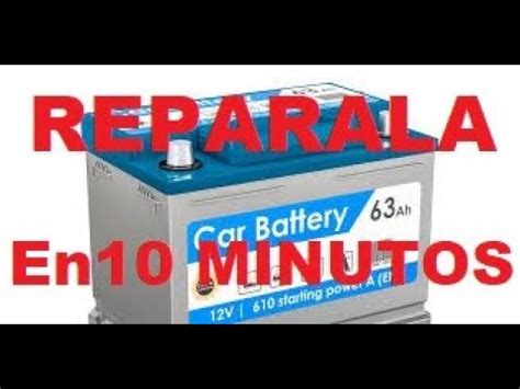 C Mo Reparar La Bateria De Un Carro En Minutos Si Se Descargo Youtube