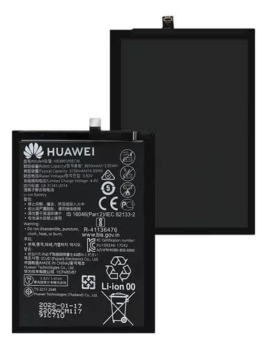 Batería Huawei Nova 3 Nova 5t Hb386589ecw 3650mah Original Meses sin