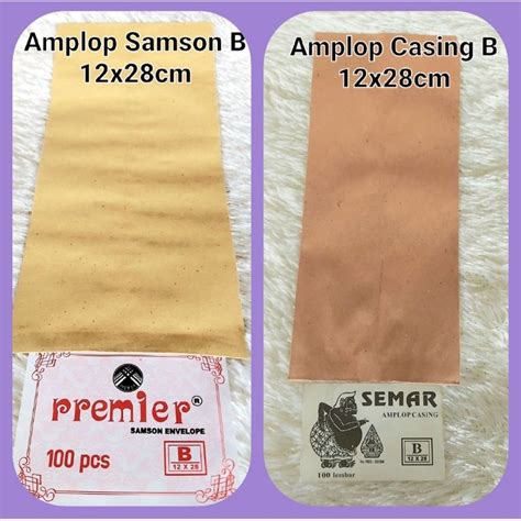 Jual Amplop Coklat Casing B Samson B 18x28cm Shopee Indonesia