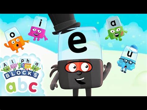 Alphablocks - Magic E and Other Vowels! | Home School Help | Phonics | Learn to Read - YouTube ...