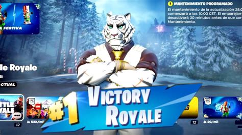 Victoria Magistral Con La Skin Tigre Oscar Fortnite Capitulo Youtube