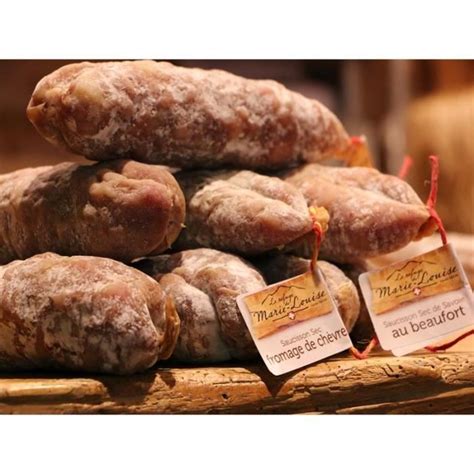 Lot De Saucissons De Savoie Au Fromage Beaufort Fromage De