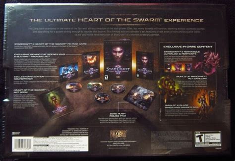 StarCraft II HEART OF THE SWARM Collector S Edition Blizzard PC MAC NEW