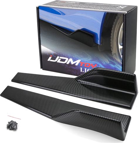 Amazon ECCPP Side Skirts Fits Universal Vehicles Carbon Fiber