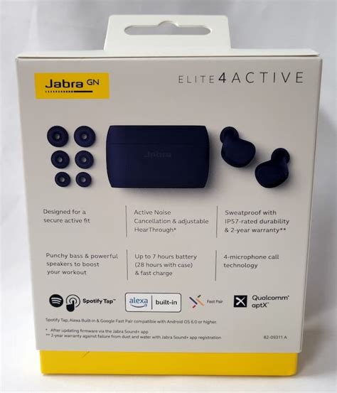 Jabra Elite 4 Active True Wireless Earbuds Review